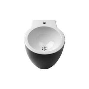 Flush 6 fontein 270x315x280mm wit met kraangat + afvoergarnituur