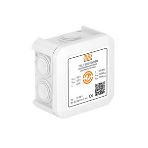 Combibeveiliging voor telefoon 180V Kunststoff wit