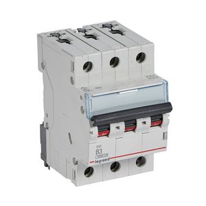 Installatieautomaat MCB TX3 3-polig B-karakteristiek 3A 6000A