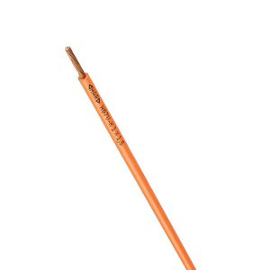 Haspel a 500m. Montagesnoer H07V-K 1X10 oranje