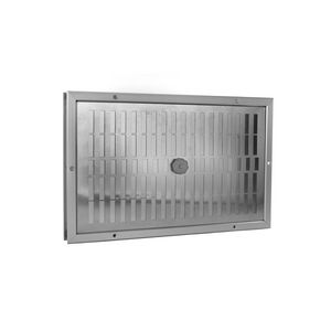 ALU deurrooster afsluitbaar 545x345mm