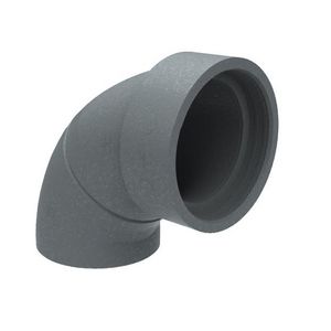 Bocht geisoleerd 90° DucoFlex Star met koppelstuk Ø180mm