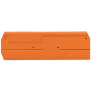 Afsluit-+tussenplaat 2,5mm oranje 880-346 VVE=25