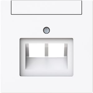 Centraalplaat voor datadoos 2 x RJ45 art-wit (1803-02-44G)