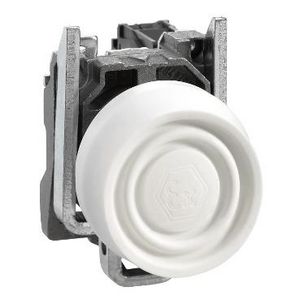 Drukknop Terugvering Ø22mm 1NO ATEX Wit Harmony XB4