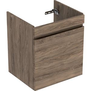 Renova Plan wastafel onderkast + lade 60cm noten hickory