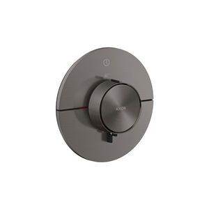 Thermafbouwdeel 1F rond Brushed Black Chrome ShowerSelect ID
