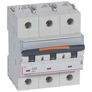 Installatieautomaat 3-polig C-karakteristiek 40A 25kA DX³ DIN