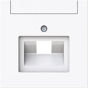 Centraalplaat voor datadoos 1 x RJ45 art-wit (1803-44G)