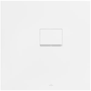 Douchebak Squaro Inf. hoekinb. RE 800x800mm Quaryl stone wh.