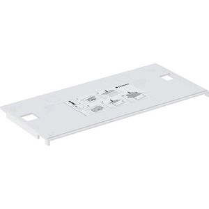 insteekplaat v inbouwreservoir Omega12 cm