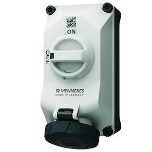 Wandcontactdoos 32A 4-polig  7H 500V IP67 DUO