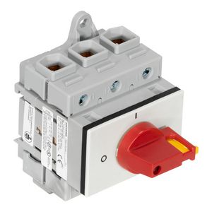 Hoofdschakelaar nood-uit 100A 3-polig DIN-rail montage