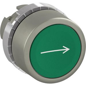 Drukknop terugverend symbool pijl rechts groen