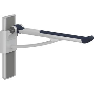 Toiletsteun verstelbaar rechts wandmont. 700mm PLUS donkerblauw
