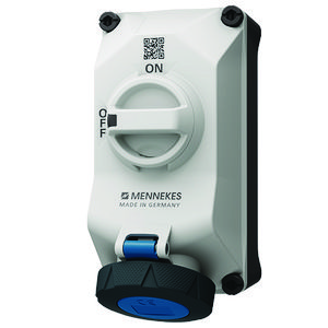 Wandcontactdoos 32A 3-polig  6H 230V IP67 DUO