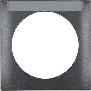 Afdekraam 1-v met tekstv. berker Integro flow antraciet mat