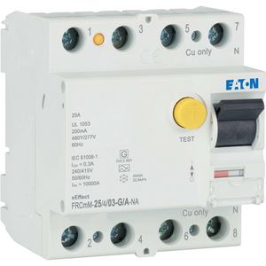 Aardlekschakelaar digi RCCB FRCMM 25A 4-polig 300mA 10kA G/A 480V