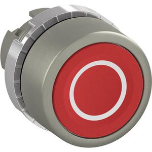 Drukknop terugverend O rood