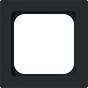 Centraalplaat verloop 50 x 50mm art-matzwart (1746/10-45M)