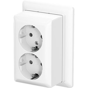 Wcd ra kv dubbel+plaat opb b-AP+ alpine wit
