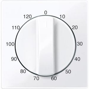 Cover plate Merten System M for timer 120 min active white