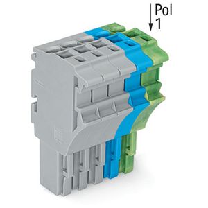 1-draads FE steker Push-in 2022-105/000-038/999-953 VVE=50