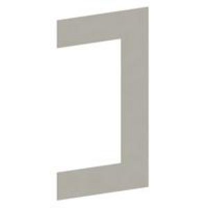 Flensplaat 110x63 RAL9010