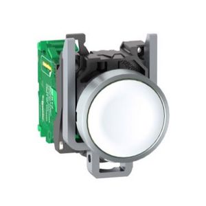 Drukknop Draad- en batterijloos 22mm Metaal Wit Harmony XB5
