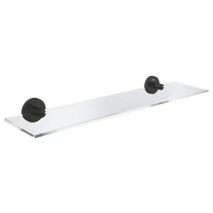 Start planchet 530mm mat zwart incl. bevestiging