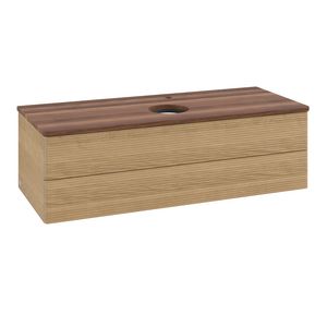 Wastafelonderkast Antao 1200x360x500mm Honey Oak K21152HN