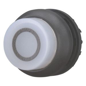 Signaaldrukknop hoog wit 0 terugverend M22S-DLH-W-X0