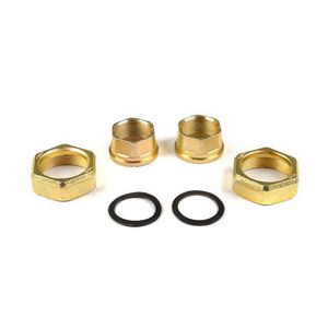 Pompkoppeling  set 1"1/4x2" met pakk.