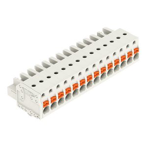 1-draads FE steker druk li.grijs 2721-114/008-000 VVE=25