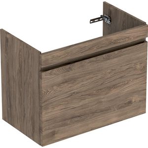Renova Plan wastafel onderkast + lade 85cm noten hickory