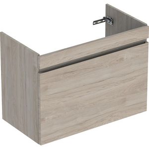 Renova Plan wastafel onderkast+lade 90cm licht noten hickory