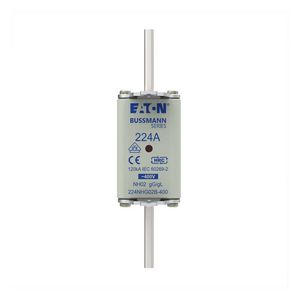 Zekering laagsp. 224A AC 400V NH02 gL/gG dubbele mel VVE=3
