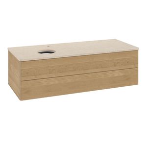 Wastafelonderkast Antao 1200x360x500mm Honey Oak K22053HN