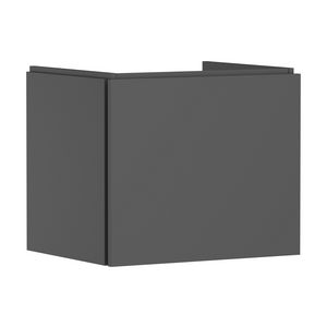 Badmeubel Xilesa E 580/470+1 lade wastafel Slate Matt Grey