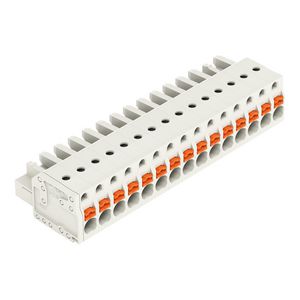 1-draads FE steker druk li.grijs 2721-115/026-000 VVE=25