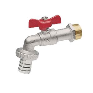 BallTap tapkraan 1" BUI x 1 1/4" slangtule