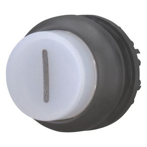 Signaaldrukknop hoog wit I terugverend M22S-DLH-W-X1