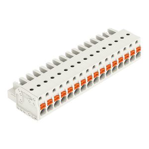1-draads FE steker druk li.grijs 2721-116/026-000 VVE=25