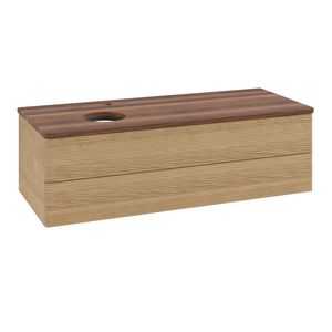 Wastafelonderkast Antao 1200x360x500mm Honey Oak K22152HN