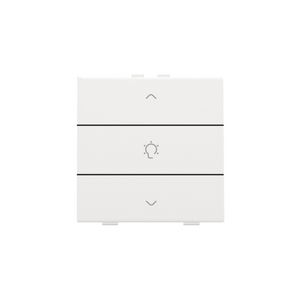 Enkelvoudige dimbediening Home Control white coated