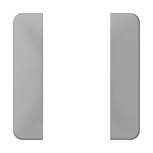 Tastafdekking compleet 1-voudig CD500 grijs KNX