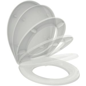 Eurovit closetzitting wit softclose kunststof scharnieren