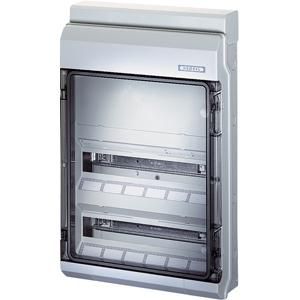 au. beh. KV IP65 36 modul 2x18 + extra Din rail Tule invoer