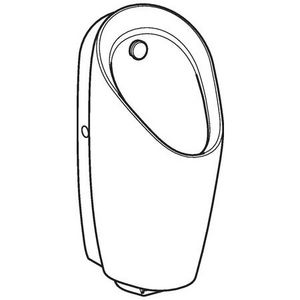 Preda urinoir v.geintegreerde sturing wit