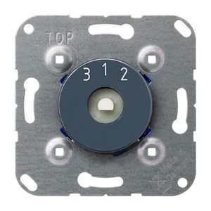 3-standen 2-pol. M.V.schakelaar zonder afdek.